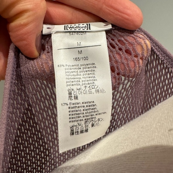 Wolford Mauve T-Shirt Sz M - Picture 3 of 4